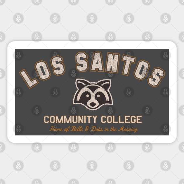 Los Santos Community College Sticker by zellsbells